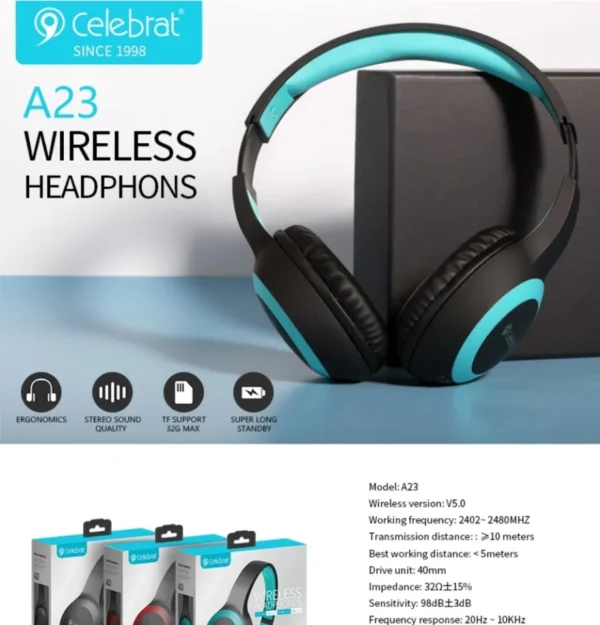 Celebrat A23 Wireless Headset