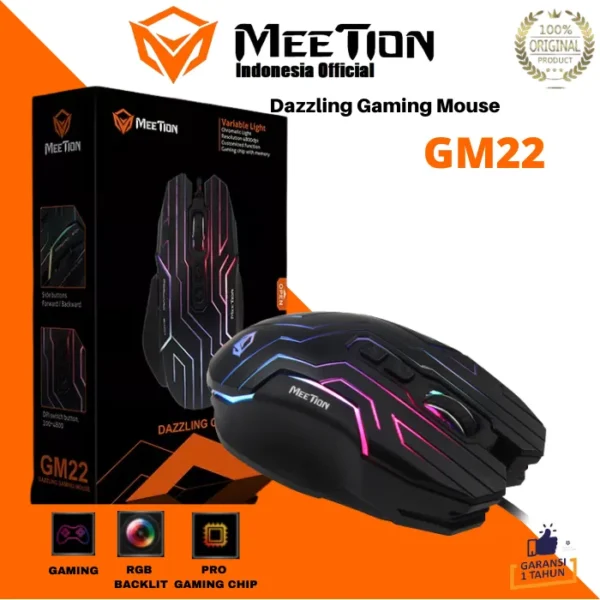Mouse Backlit Gaming Meetion GM22