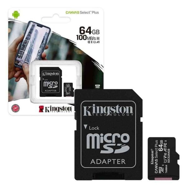 64GB KINGSTON Memory Card (5 YEAR WARRANTY)