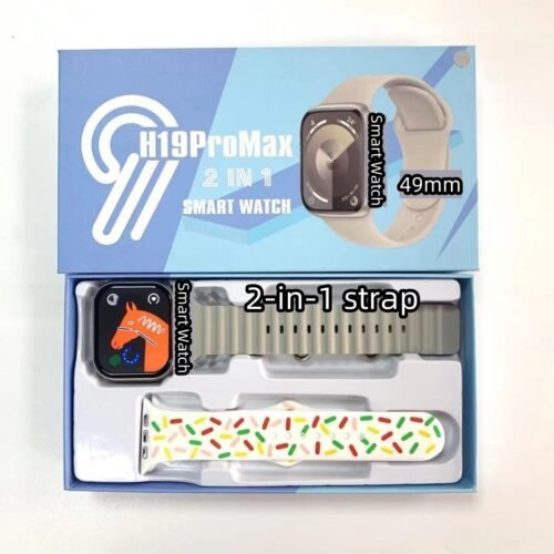 H19 PRO MAX 2 IN 1 Smart Watch