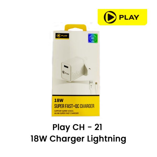 Play CH21 18W Charger Lightning