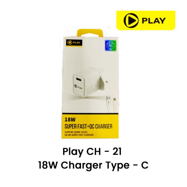 Play CH21 18W Charger Type - C